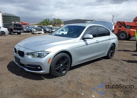 2017 BMW 330I из США, поврежденный, VIN WBA8B9G3XHNU53720